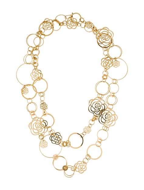 chanel camelia boy|Chanel camellia flower necklace.